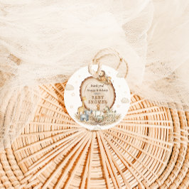 Rustikale Tiere Geschlechtsneutrale Babydusche Geschenkanhänger