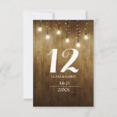 Rustikale Tischnummer (Vorderseite)