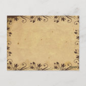 Rustikale Tischnummer "Barholz Beauty" (Rückseite)