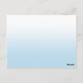 Rustikale Tischnummer im Gebirge (Rückseite)