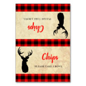 Rustikale Tischnummern für die Jagd auf Buffets (Vorderseite)