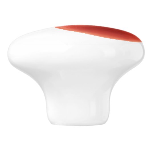 Rustikale Tomaten Keramikknauf (Seitenansicht)