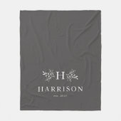 Rustikale Tonschiefer-Decke Fleecedecke (Vorderseite)