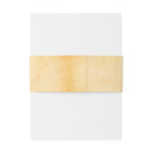 Rustikale toskanische Sonnenblume Personalisiert Einladungsbanderole (Rückseitenbeispiel)