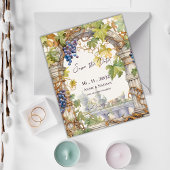 Rustikale Trauben im Weinberg Hochzeit retten Datu