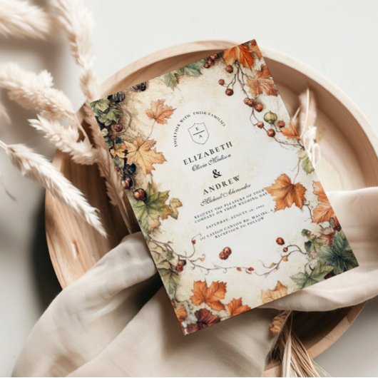 Rustikale Traubenkirsche Einladung