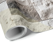 Rustikale Travertin-Splashback  Geschenkpapier (Rolleneckpunkt)