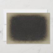 Rustikale Tree Candle Wedding Einladungen (Rückseite)