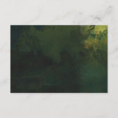 Rustikale Treppenhochzeit Begleitkarte (Rückseite)