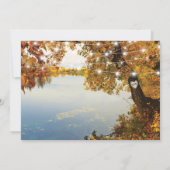 Rustikale Treppenhochzeit Einladung (Rückseite)