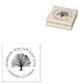 Rustikale Treppenzirkel Briefmarke Gummistempel (Stempel)