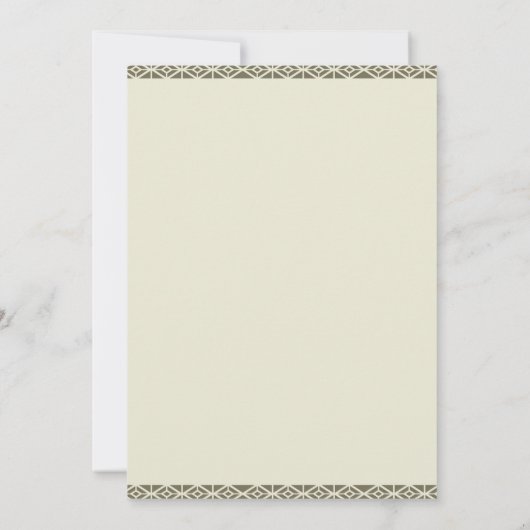 Rustikale Tribal Baby Shower Invitation (Junge) Einladung (Rückseite)