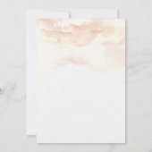 Rustikale tropische Palmen Einladung (Rückseite)