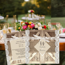 Rustikale Tür Hochzeit Spitze Holz Jute Schreiben