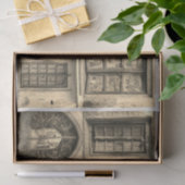 Rustikale Türen Seidenpapier (Geschenk)