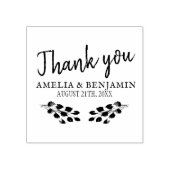 Rustikale Twigs Vielen Dank, dass Sie Script Weddi Gummistempel (Prägung)