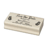 Rustikale Twigs Wedding speichern das Datum Gummistempel (Stempel)