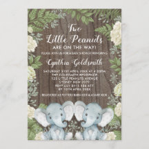 Rustikale Twins Elefant Neutral Greenerity Baby Du