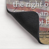 Rustikale Typografie 2. Änderung der amerikanische Mousepad (Ecke)