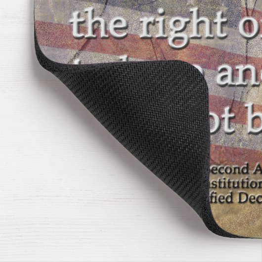 Rustikale Typografie 2. Änderung der amerikanische Mousepad (Ecke)