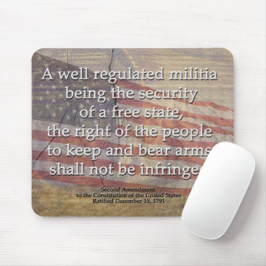 Rustikale Typografie 2. Änderung der amerikanische Mousepad (Mit Mouse)