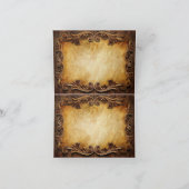 rustikale Typografie-Western-Landhochzeit Dankeskarte (Innenseite)