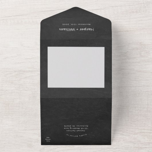 Rustikale uAwg All In One Einladung (Außenbereich)