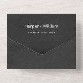 Rustikale uAwg All In One Einladung (Rückseite)