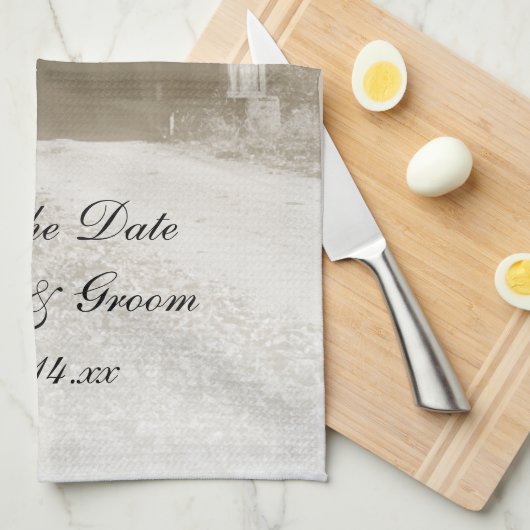 Rustikale überdachte Bridge Wedding rettet das Dat Handtuch (Viertel Falte)