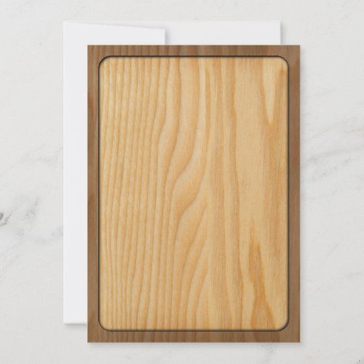 Rustikale Überraschung 15. Geburtstag Einladung Ho (Rückseite)