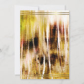 Rustikale Überraschung 60. Geburtstag Abendessen E Einladung (Rückseite)