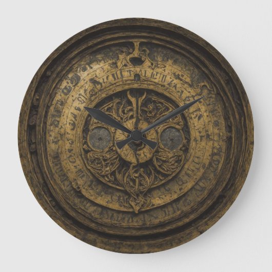 Rustikale Uhr (Vorderseite)