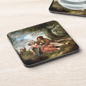 Rustikale Umwerbung Untersetzer (Linke Seite)