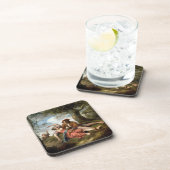 Rustikale Umwerbung Untersetzer (Rechte Seite)