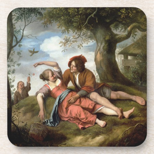 Rustikale Umwerbung Untersetzer (Vorderseite)