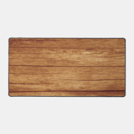 Rustikale und elegante Hütte Holz Grain Brown Tan Schreibtischunterlage