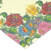 Rustikale ungarische Blume Tischdecke (Schrägansicht)