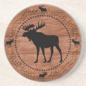 Rustikale Untersetzer aus Holzmooskronen (Vorne)