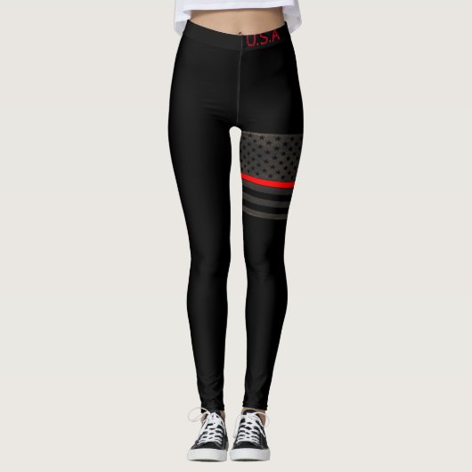 Rustikale US-Flag-Legierung Leggings (Vorderseite)