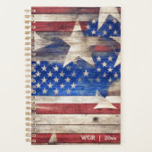Rustikale US Flagge Planer (Vorderseite)