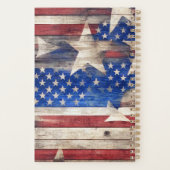 Rustikale US Flagge Planer (Rückseite)