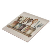 Rustikale Utensiva Wasserfarben Keramik Tile Fliese (Seite)