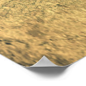 Rustikale Vase Impression Warme Zement Poster (Ecke)