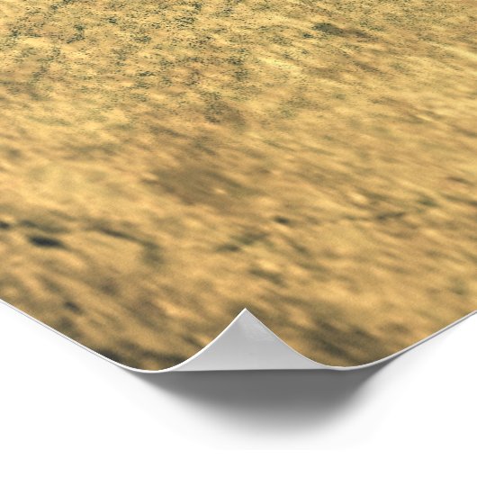 Rustikale Vase Impression Warme Zement Poster (Ecke)