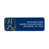 Rustikale Vegetation 2025 Blue New Years Holiday (Vorne)