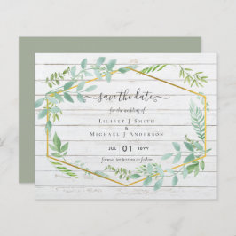 Rustikale Vegetation auf Driftwood Budget Wedding