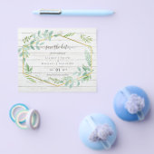 Rustikale Vegetation auf Driftwood Budget Wedding Flyer (Einzeln)