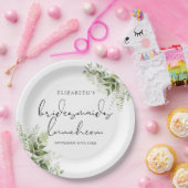 Rustikale Vegetation Elegant Bridesmaids Pappteller (Party)