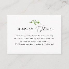 Rustikale Vegetation Elegante Showdusche Begleitkarte