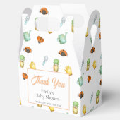 Rustikale Vegetation Ladybug Garden Babydusche Geschenkschachtel (Geöffnet)